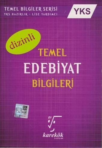 YKS Temel Edebiyat Bilgileri Dizinl - Ebru Çaloğlu - Karekök Eğitim Yayınları