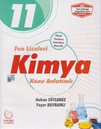 11.Sınıf Fen Liseleri Kimya Konu Anlatımlı - Hakan Söylemez - Palme Yayınları