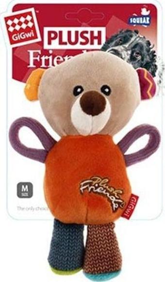 Gigwi Plush Friendz Sesli Ayı Peluş Köpek Oyuncağı