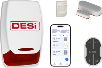  Desi Alarm Midline Smart Plus Akıllı Hırsız Alarm Sistemi (Wifi-Ble-Uygulama ile Kullanım)