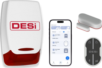  Desi Midline Wifi Akıllı Alarm Sistemi Akıllı Alarm Seti (Telefon Üzerinden Kontrol, Wifi ve Bluetooth)