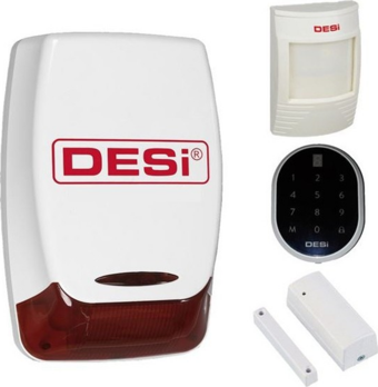 Desi Alarm Ekonomik Hırsız Alarm Seti Desi Midline Plus Tuş Takımlı (Keypad) Alarm Sistemi