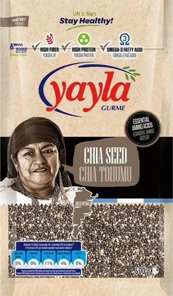 YAYLA CHIA TOHUMU 500 gr