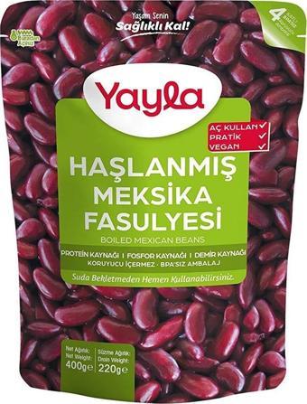 Yayla Haşlanmış Meksika Fasulyesi 400 gr