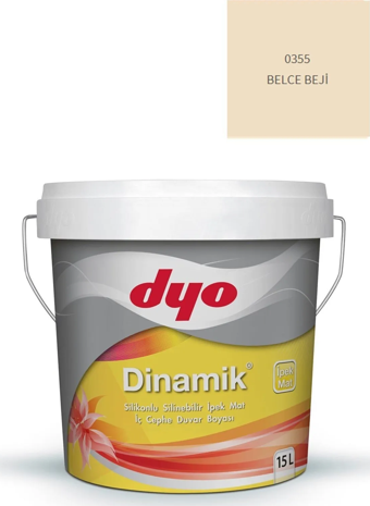 DYO DİNAMİK 15 LT İPEKMAT İÇ CEPHE (0355) BELCE BEJİ