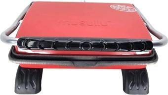 Musullu Demir Döküm Organik Tost Makinesi 1800W Msl-2026 (Kırmızı)