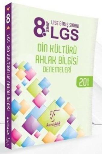 8.Sınıf LGS Din Kültürü ve Atatürkçülük 20 Deneme - Kolektif  - Karekök Eğitim Yayınları