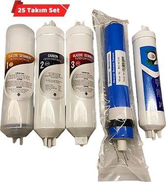 Aqua Bella Toptan Su Arıtma Filtre 25 Takım 5'Li Takım Set