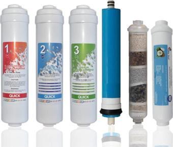 Aqua Bella Su Arıtma Filtresi Inline 12 Inc Kapalı Kasa Filtre Seti 9 Lu