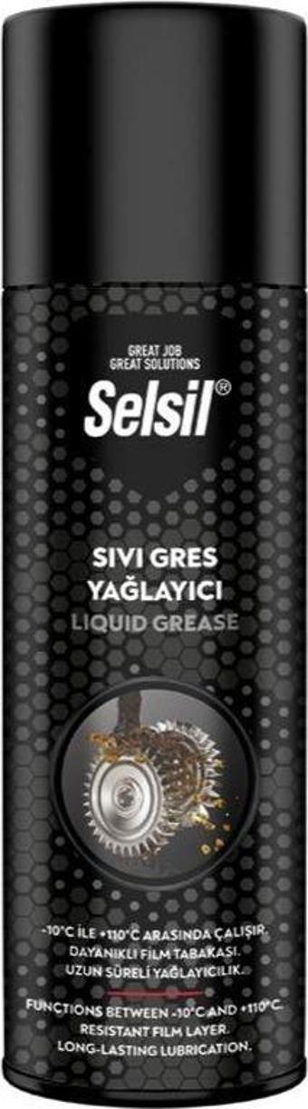 Selsil Sıvı Gres Yağlama Spreyi 500 ml.