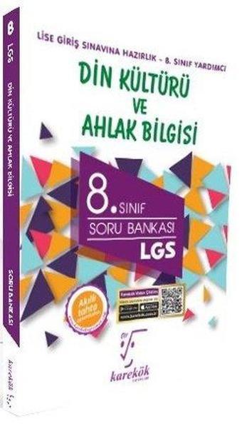 8.Sınıf LGS Din Kültürü ve Ahlak Bilgisi Soru Bankası - Kolektif  - Karekök Eğitim Yayınları