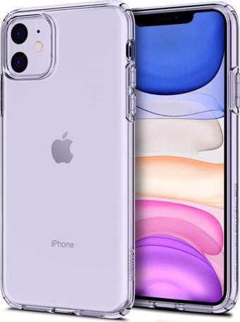 Spigen iPhone 11 ile Uyumlu Kılıf Liquid Crystal Crystal Clear