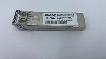 Avago AFBR-57D9AMZ-ELX SFP+ 8.5/4.25/2.125GBase Fiber Kanal (850nm, MMF, 300m, Harici Sıcaklık, DOM)