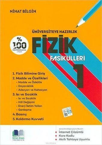 Nihat Bilgin Üniversiteye Hazırlık Fizik Fasikülleri 01 - Nihat Bilgin - Nihat Bilgin Yayıncılık