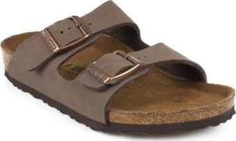 Birkenstock Arizona Bf Çift Toka Kahverengi Kız Çocuk Terlik 32