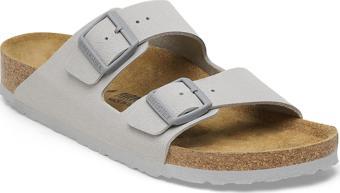 Birkenstock Arizona Bf Çift Toka Gri Kadın Terlik 36