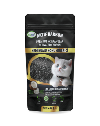 DOĞSEK Kedi Kumu Koku Giderici Premium HC Granular Activated Carbon 230 gr