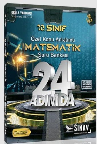 Sınav 10.Sınıf Matematik 24 Adımda Özel Konu Anlatımlı Soru Bankası - Kolektif  - Sınav Dergisi Yayınları