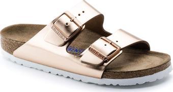 Birkenstock Arizona Sfb Nl Metallic Bronz Kadın Terlik 37