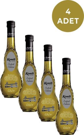 KOMİLİ SIZMA SOĞUK SIKMA 500 ML CAM ŞİŞE * 4 ADET