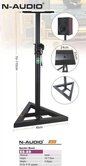 N-Audio Ss-29 Studyo Monıtor Sehpası (Çift)