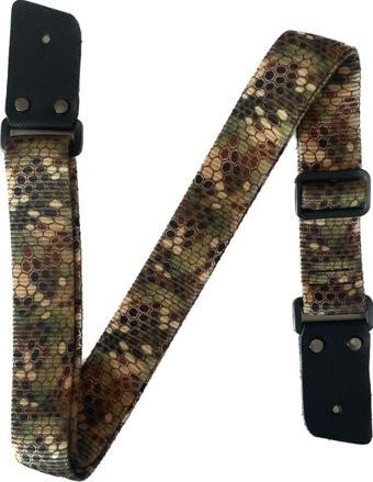 Rota G-Strap Hive Camo Deri Uçlu Ukulele Ve Gitar Askısı