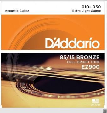 Daddario D'Addario Ez900 Takım Tel - Akustik Gitar Teli - Pena Hediyeli!