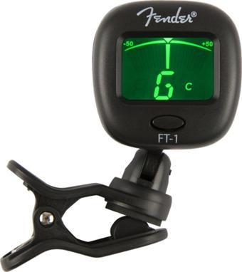 Fender Ft-1 Pro Clip-On Tuner Black Akort Aleti