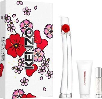 Flowerby Kenzo '85180004 100ml EDP + 10ML EDP + BODY MILK 75 Kadın Parfüm