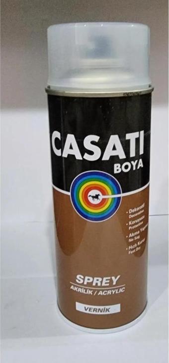 Casati Akrilik Sprey Vernik Şeffaf Mat 400 mL