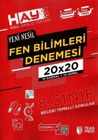 8.Sınıf Hay Fen Bilimleri Deneme - Kolektif  - Teas Press Eğitim