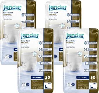 Jender Emici Külot Large (L) Hasta Bezi | 120 Adet - 4 Paket