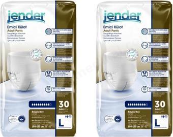 Jender Emici Külot Large (L) Hasta Bezi | 60 Adet - 2 Paket