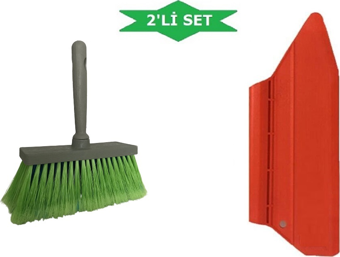 2'li Set (FIRÇA-SPATULA) Duvar Kağıdı Yapıştırma Uygulama Seti