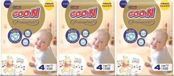 Goo.N Premium Soft 4 Beden Bebek Bezi 9-14 Kg 192 Adet