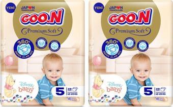 Goo.N Premium Soft Bebek Bezi 5 Numara 28'Li X 2 Adet