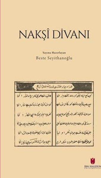 Nakşi Divanı - Kolektif  - İbn Haldun Üniversitesi