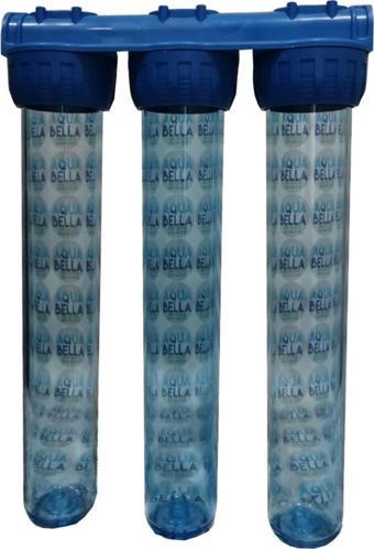 Aqua Bella 20 Inç 3 Lü Bina Girişi Su Arıtma Cihazı Ve Daire Girişi Su Arıtma Cihazı