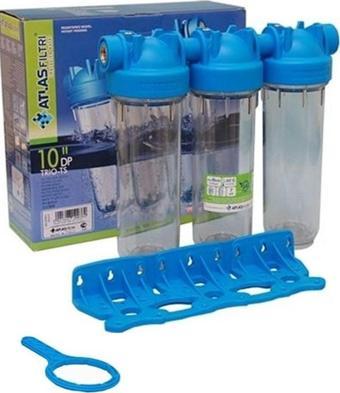 Aqua Bella Atlas Filtri Atlas 10" Dp Trıo Housıng 3/4" Filtre Kabı Boş