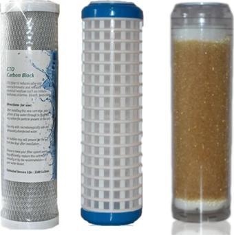 Aqua Bella Bina Girişi Yedek Filtre Seti(Yıkanabilir - Blok Karbon - Reçine)
