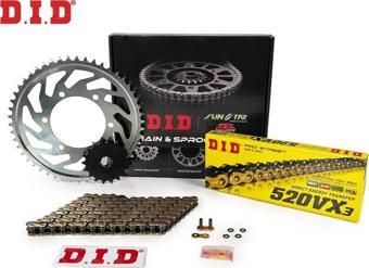 Did-Jt 2018-2021 Honda CB 250 R Uyumlu Zincir Dişli Set Gold (Sarı) Renk