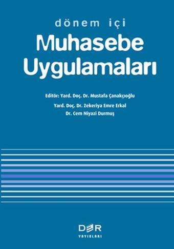 Dönem İçi Muhasebe Uygulamaları - Mahmut Demirbaş - Der Yayınları