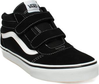 Vans Vn0A5Hz9 Yt Ward Mid V Sneakers Siyah Çocuk Spor Ayakkabı 28