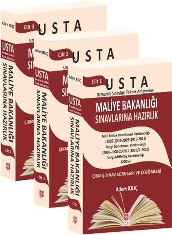 Usta Maliye Bakanlığı Sınavlarına Hazırlık - 3 Kitap Takım - Adem Kılıç - Ekin Basım Yayın