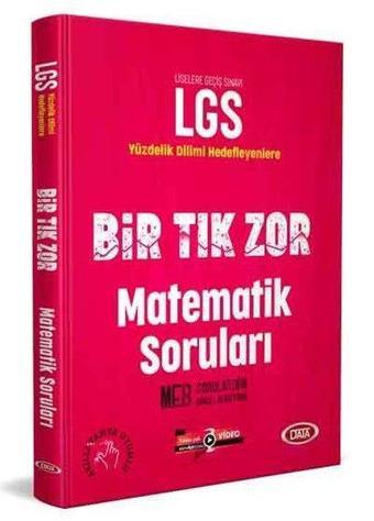 Data 8.Sınıf LGS Bir Tık Zor Matematik Soruları - Kolektif  - Data Yayınları