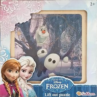 Disney Frozen Olaf Ahşap Puzzle Resimli Yap Boz 20x20 cm