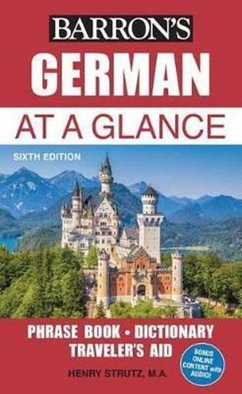 German at a Glance: Foreign Language Phrasebook & Dictionary (Barron's Foreign Language Guides) - Henry Strutz - Kaplan