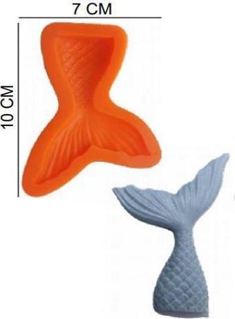 ŞEKER HAMUR KALIBI SİLİKON BALIK KUYRUĞU 7*10 CM