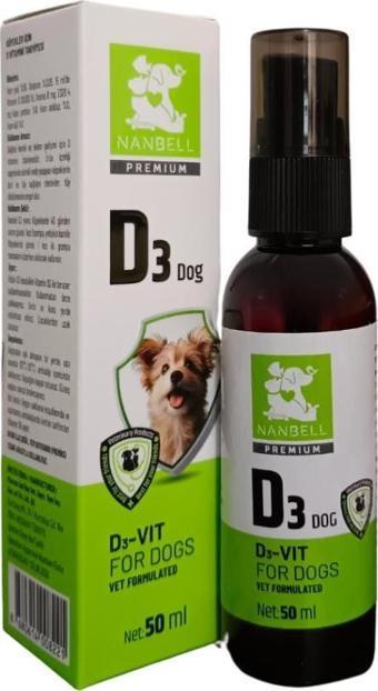 Nanbell D3 Köpek Vitamini 50Ml