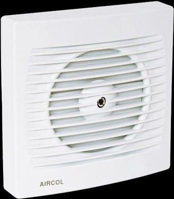 Aircol 100lük Otomatik Panjurlu Tuvalet ve Banyo Fanı / Aspiratörü 100 m³/h - Aircol 100 OP